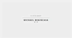 Desktop Screenshot of michaelbenincasa.com